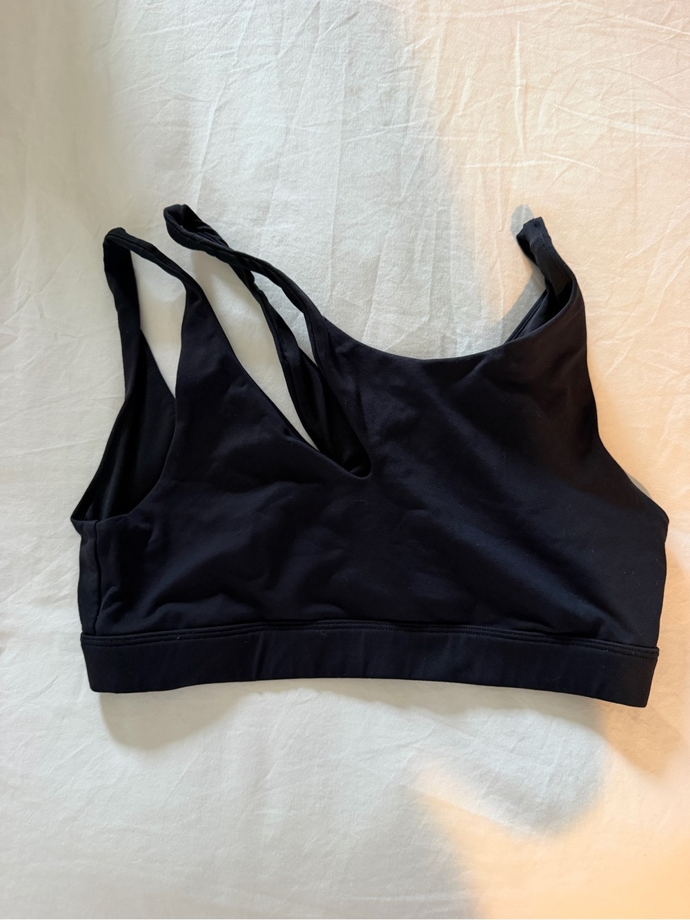 Alo Black Cutout Peak Sports Bra